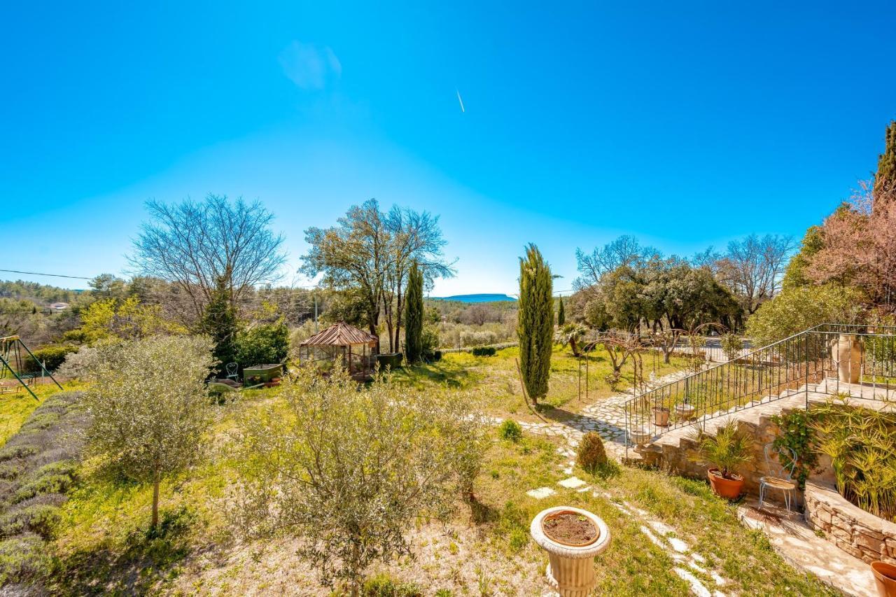 La Maison Du Rouge Gorge - Charmante Maison Climatisee Avec Piscine Pontevès Εξωτερικό φωτογραφία